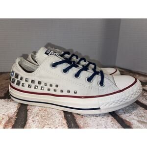 Converse All Star Chuck Taylor With Silver Studs - Size 6